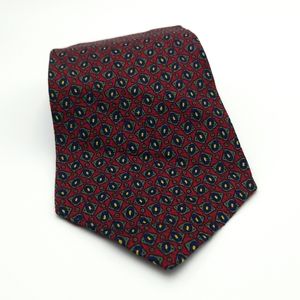 Ralph Lauren POLO 100% Silk hand made neck tie Bourdeaux red - NWOT